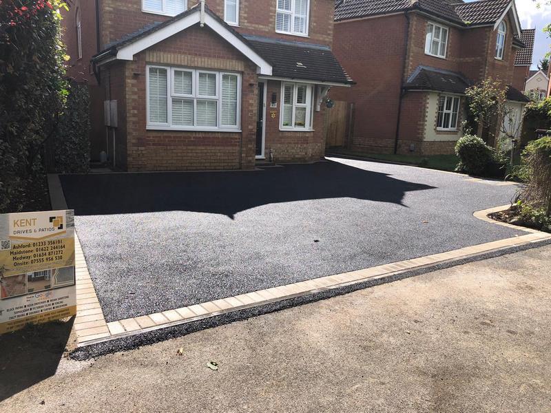 tarmac driveway with block paving border parkwood maidstone1 (Copy)