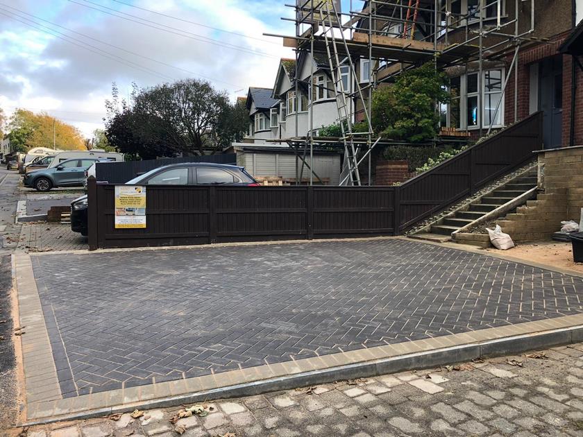 Block paved driveway hythe folkestone 1